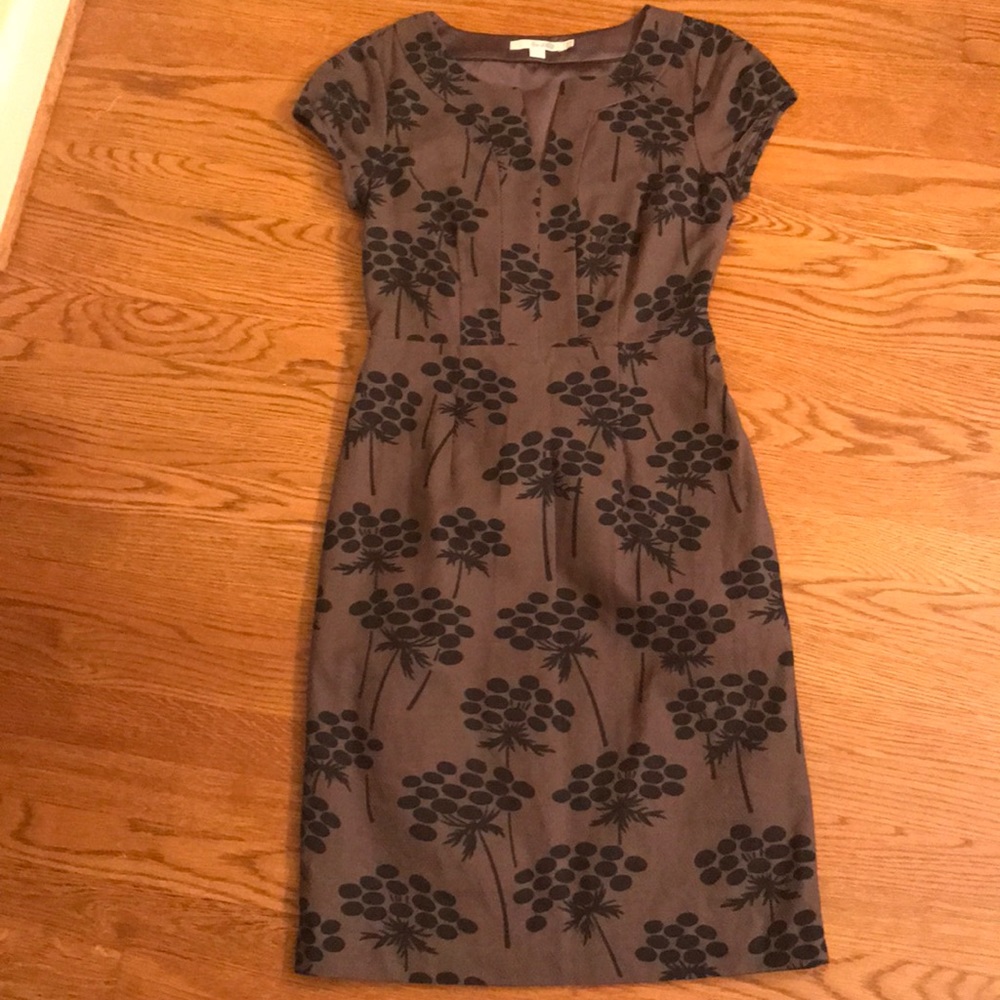 Size 4 Boden gray/black dress